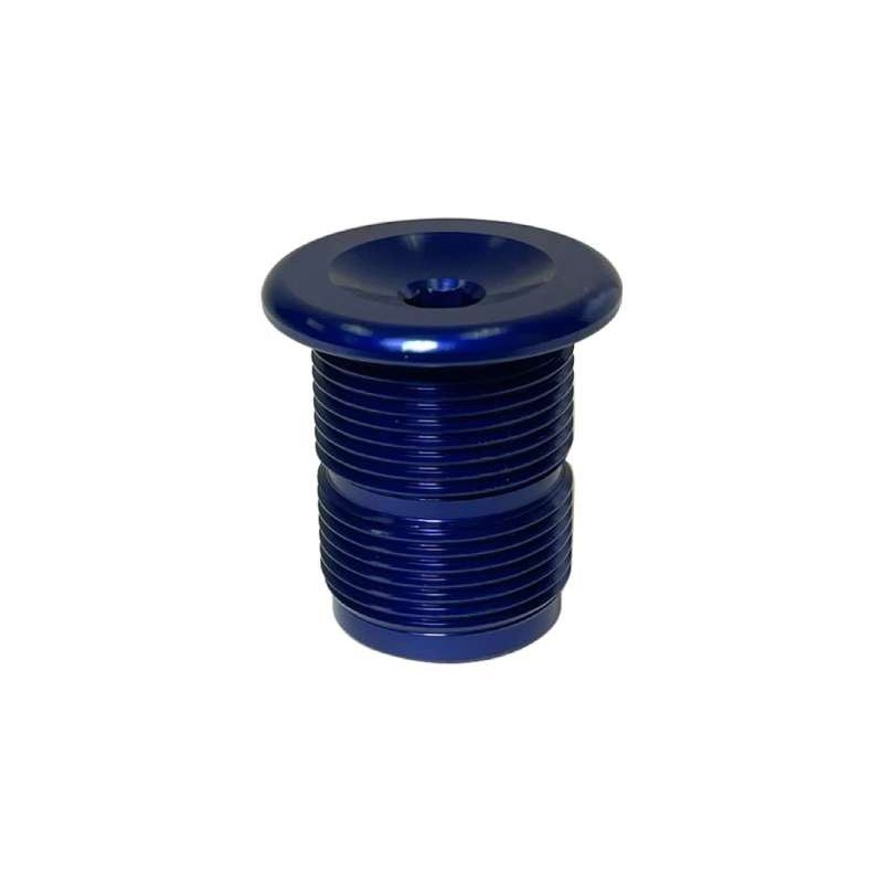 S & M Fork Preload Bolt M24 X 1.5 Blue