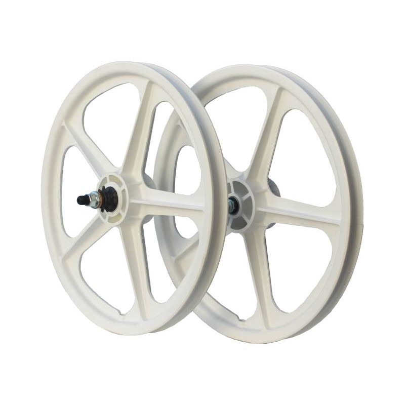 SKYWAY TUFF II 20" - 9T Wheel Set White