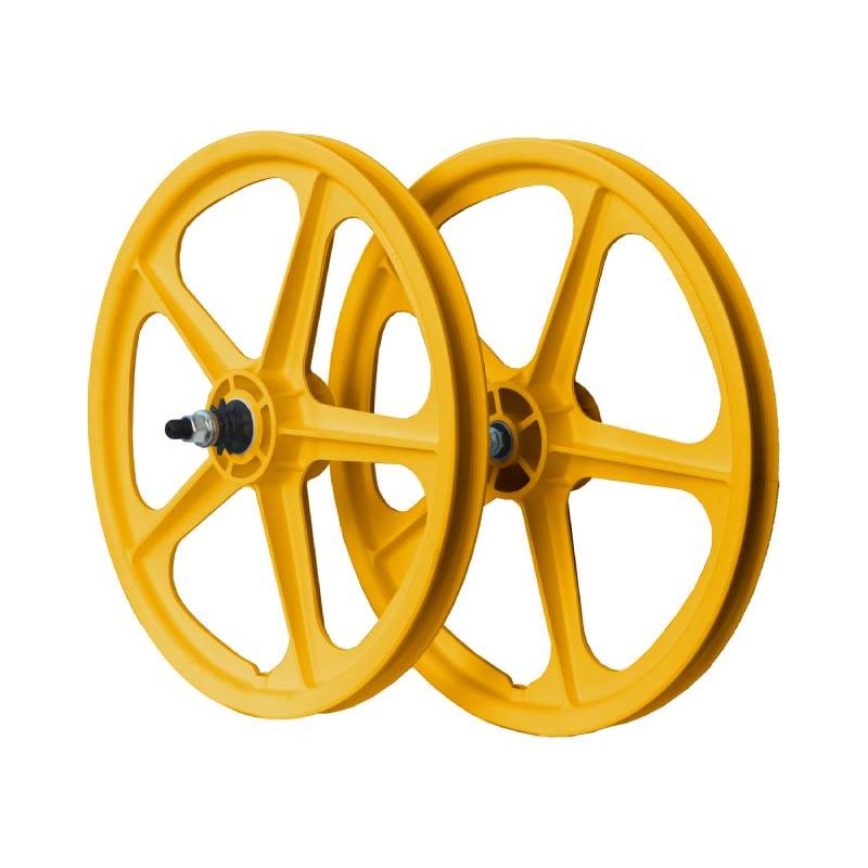 SKYWAY TUFF II 20" - 9T Wheel Set Yellow