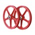 SKYWAY TUFF II Silver Rivet 20" Wheel Set Male Red/Silver