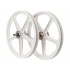 SKYWAY TUFF II Silver Rivet 20" Wheel Set Male White/Silver