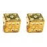 Valve Cap Dice A/V 2pc/PB Gold