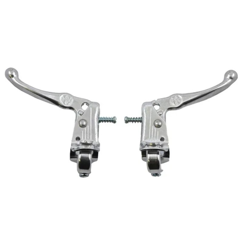 MX style alloy BMX levers Silver