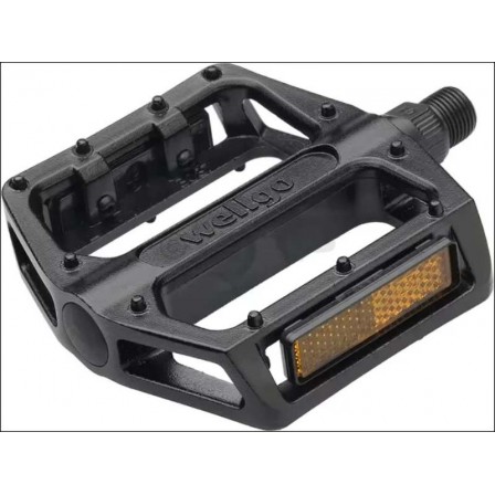 BMX Alloy Platform Pedals 1/2" Black