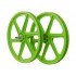 SKYWAY TUFF 20" 6 Spoke Wheel Set Green