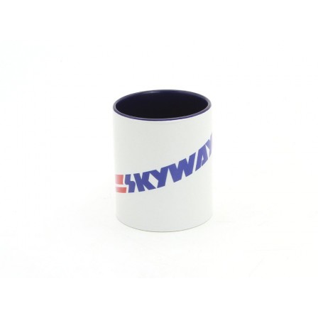 SKYWAY TA Logo Coffee Mug White/Blue